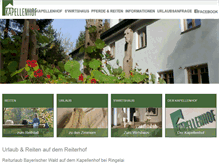 Tablet Screenshot of kapellenhof.eu